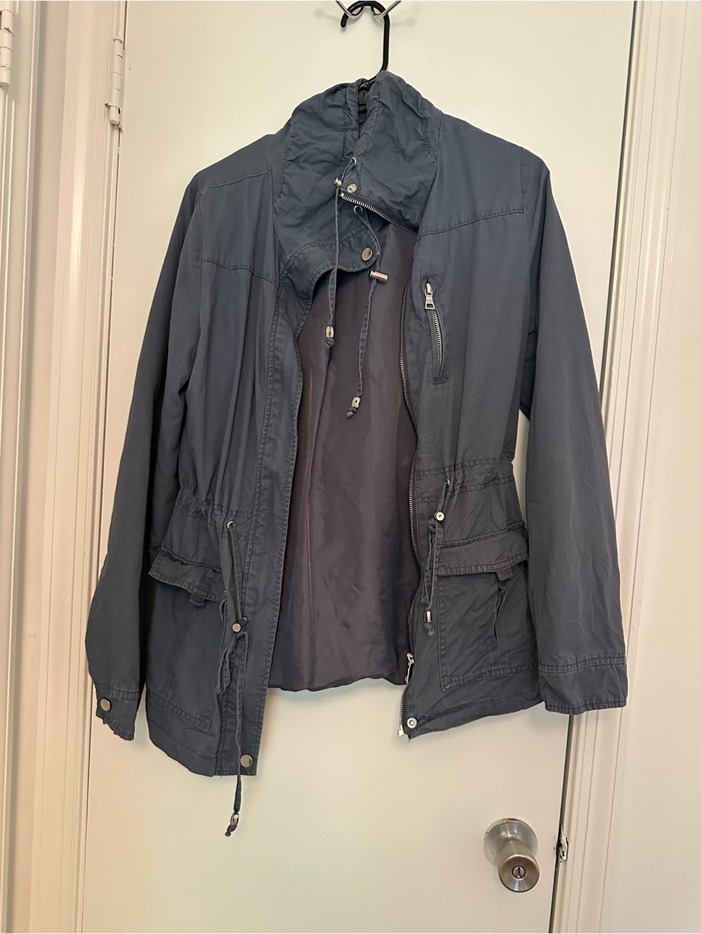 Charlotte Russe Dark Blue Women's Utility Jacket